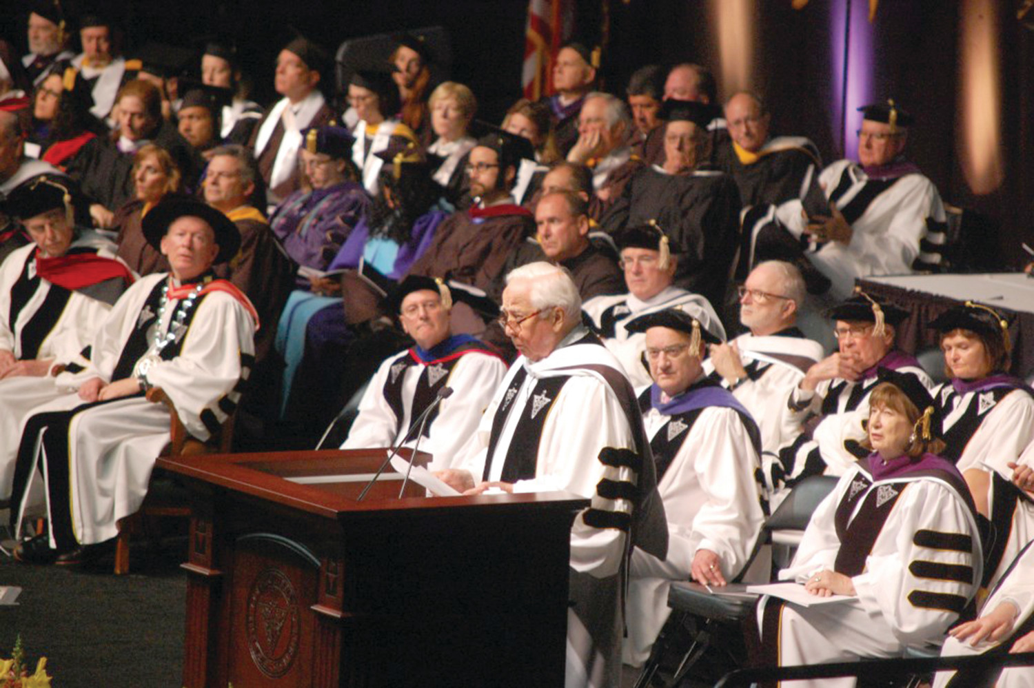 Pulitzer Prize-winning historian David McCullough served as the keynote speaker for the commencement of Providence College.